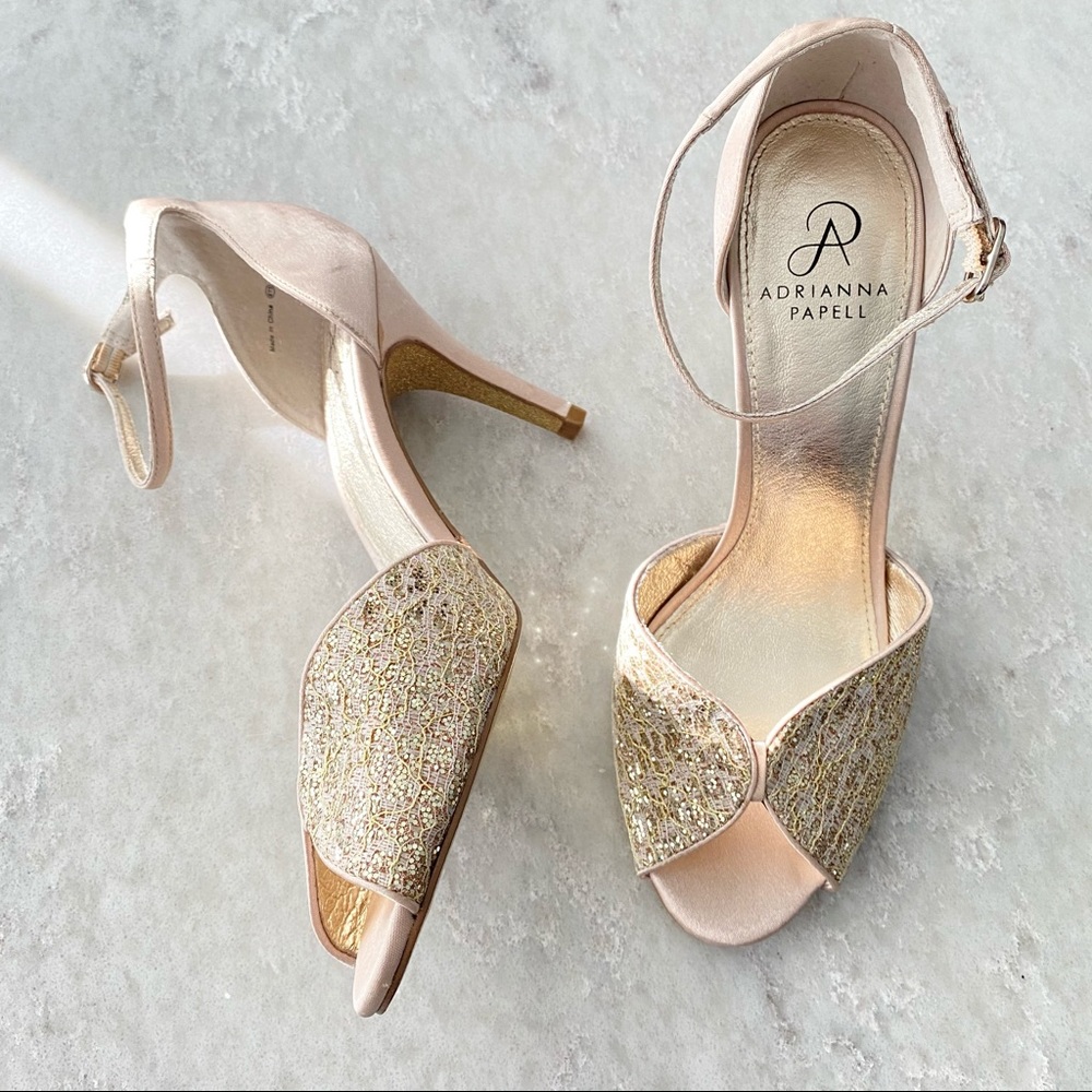 Adrianna Papell Formal Wedding Heels size 8.5